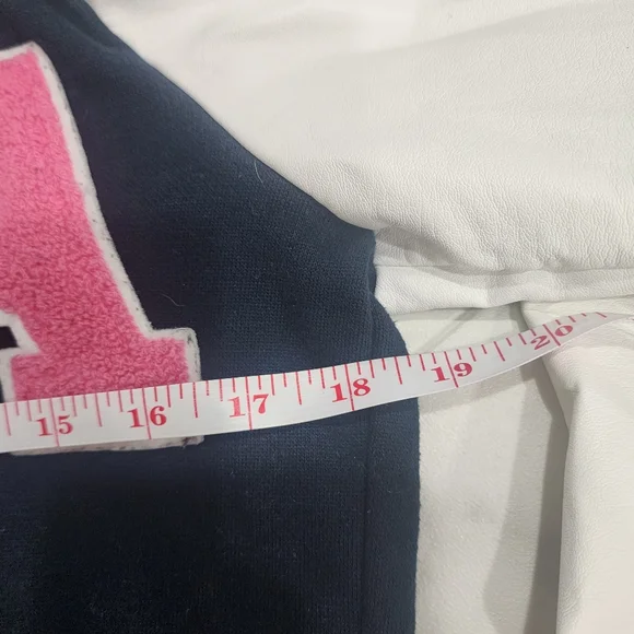 [ reflex] Juniors size Medium, cutest letterman jacket w/ pink "A" - Picture 13 of 16